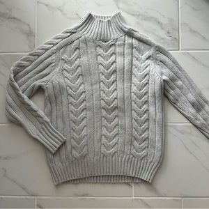 Ann Taylor Turtleneck Cable Sweater